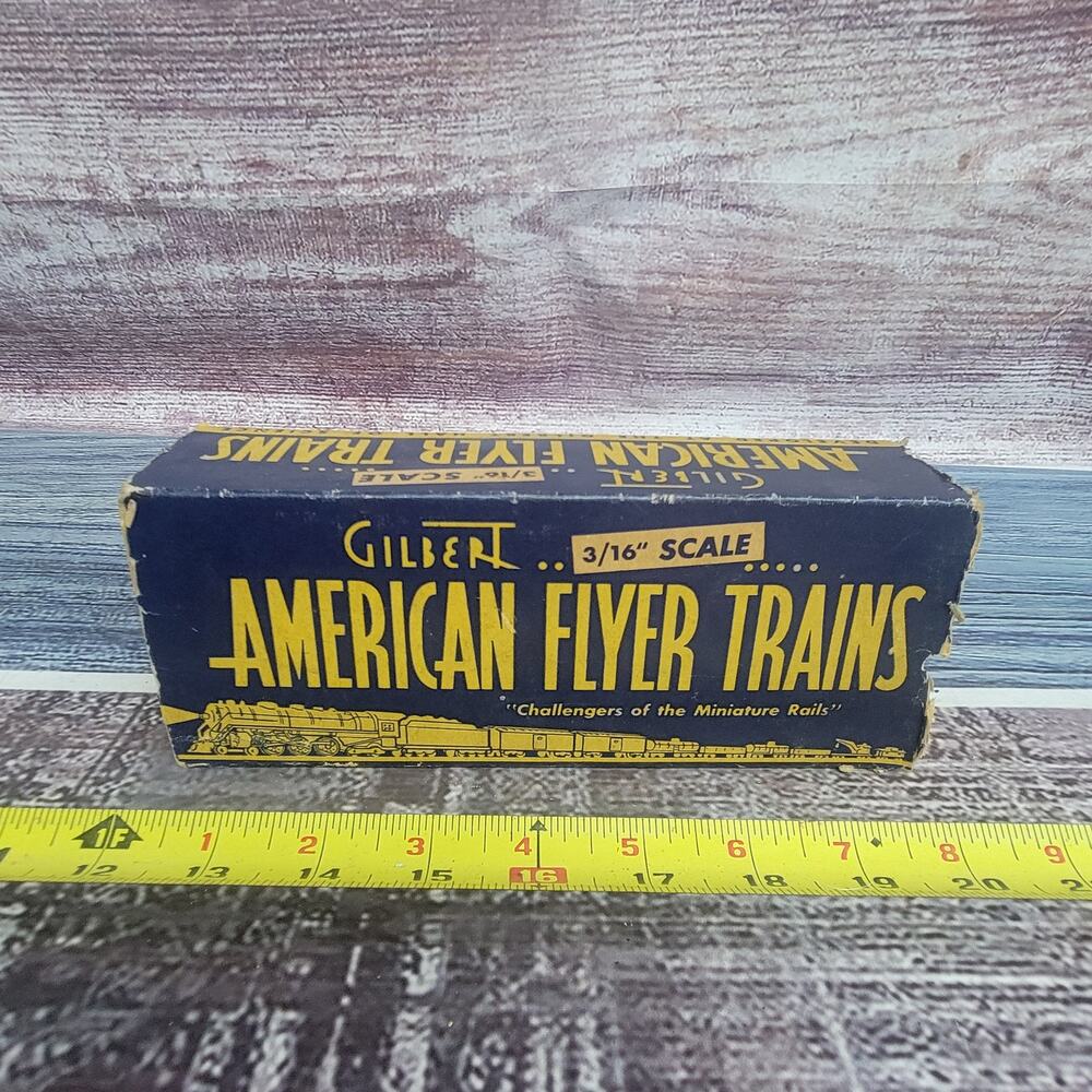 Vintage American Flyer S gauge plastic gravity hopper car #640 gray